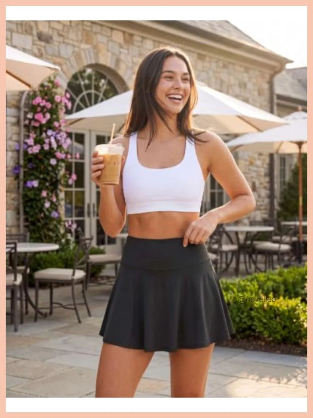 4 Pack Women's Pleated Skort Athletic Skirt with Pockets